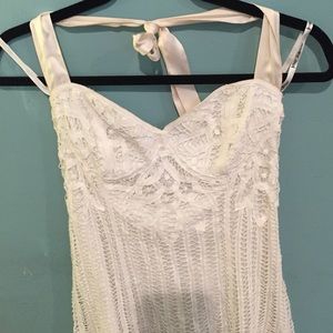 Betsey Johnson white gown